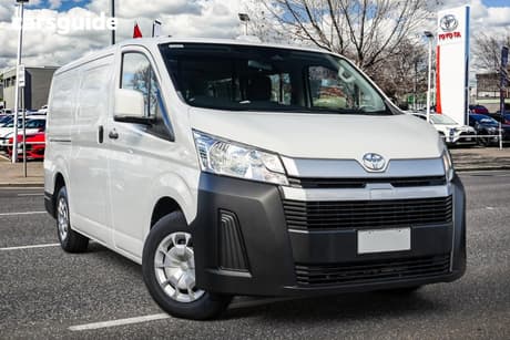 White 2021 Toyota HiAce Van Lwb