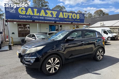 Black 2013 Kia Sportage Wagon Platinum (Awd)