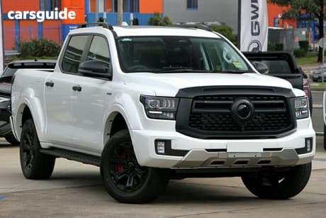 White 2026 GWM Cannon Alpha Dual Cab Utility Ultra Phev (4X4)