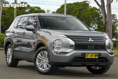 Grey 2022 Mitsubishi Outlander Wagon Es 5 Seat (2Wd)