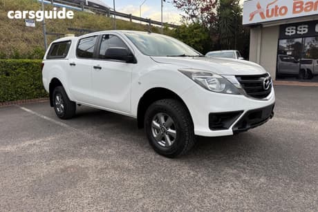 White 2018 Mazda BT-50 Dual Cab Utility Xt (4X2)