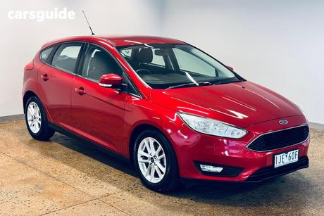 Red 2016 Ford Focus Hatchback Trend