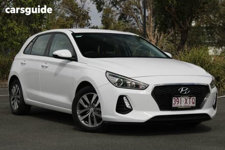 White 2017 Hyundai I30 Hatchback Active