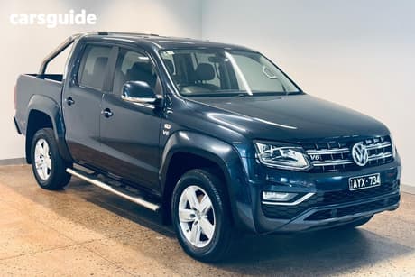 Blue 2019 Volkswagen Amarok Dual Cab Utility V6 Tdi 550 Highline