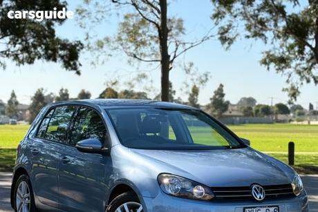 Blue 2011 Volkswagen Golf Hatchback 118 Tsi Comfortline