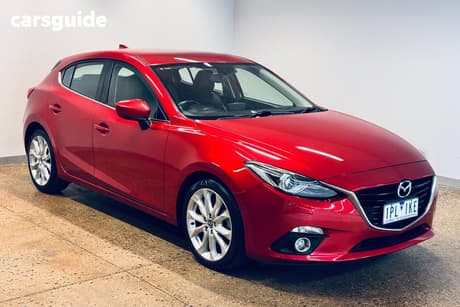 Red 2015 Mazda 3 Hatchback Sp25 Gt