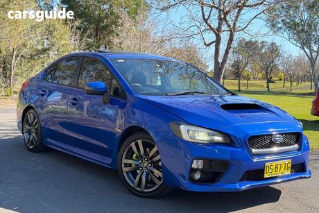 Blue 2014 Subaru WRX Sedan Premium (Awd)