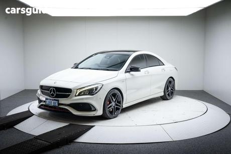 White 2016 Mercedes-Benz CLA250 Coupe Sport 4Matic