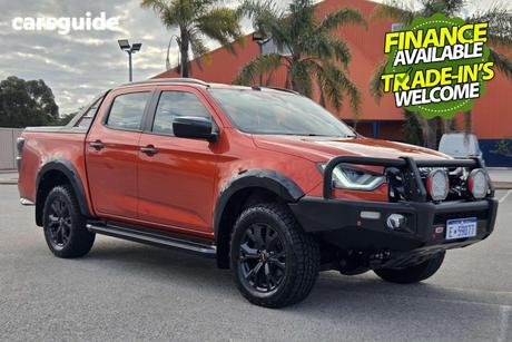 Orange 2023 Isuzu D-MAX Crew Cab Utility X-Terrain (4X4)