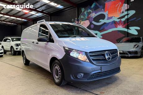 White 2021 Mercedes-Benz Vito Van 116 Cdi Mwb Rwd