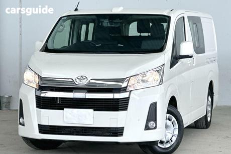 White 2024 Toyota HiAce Crew Van Lwb (5 Seats)