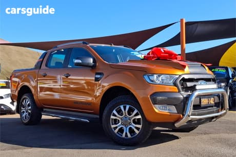 Orange 2017 Ford Ranger Dual Cab Pick-up Wildtrak 3.2 (4X4)