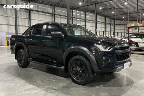 Black 2022 Isuzu D-MAX Crew Cab Utility X-Terrain (4X4)