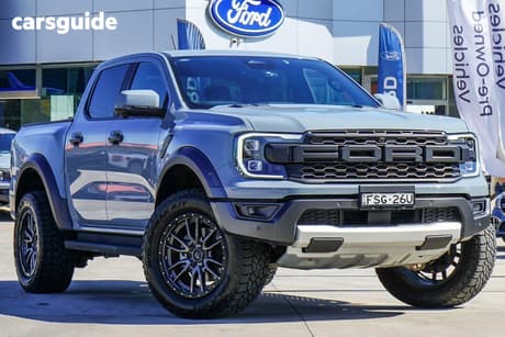 Grey 2025 Ford Ranger Double Cab Pick Up Raptor 3.0 (4X4)