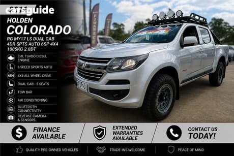 Silver 2016 Holden Colorado Crew Cab Pickup Ls (4X4)