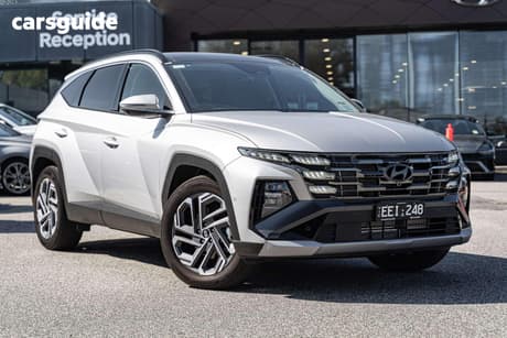 Silver 2026 Hyundai Tucson Wagon Premium Hybrid (Awd)