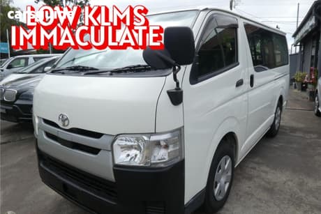 White 2017 Toyota HiAce Van Dx