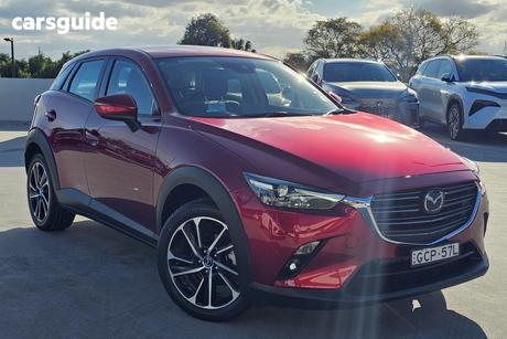 Red 2025 Mazda CX-3 Wagon G20 Evolve