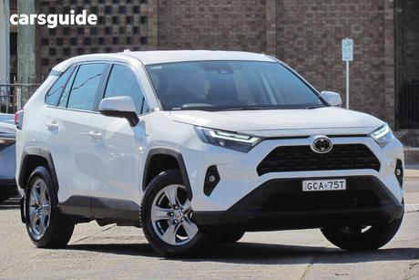 White 2025 Toyota RAV4 Wagon Gx (2Wd) Hybrid