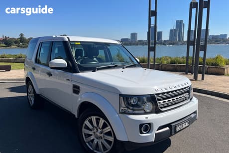 White 2015 Land Rover Discovery 4 Wagon 3.0 Tdv6