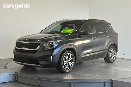 Grey 2021 Kia Seltos Wagon Gt Line (Awd)