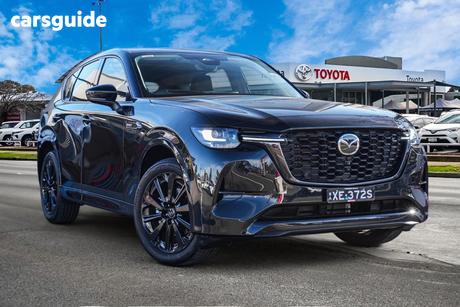 Black 2025 Mazda CX-60 Wagon D50E Gt Hybrid