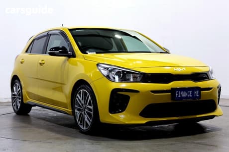 Yellow 2023 Kia RIO Hatchback Gt-Line
