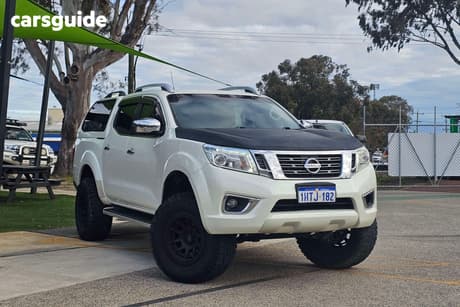 White 2015 Nissan Navara Dual Cab Utility St-X (4X4)