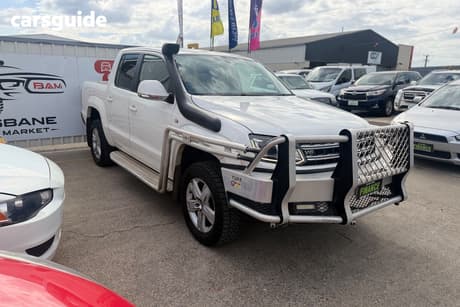 White 2017 Volkswagen Amarok Dual Cab Utility V6 Tdi 550 Highline