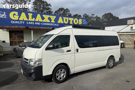 White 2011 Toyota HiAce Bus Commuter