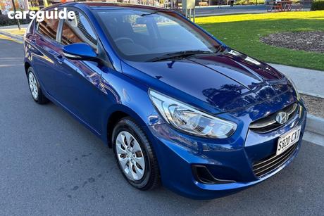 Blue 2016 Hyundai Accent Hatchback Active