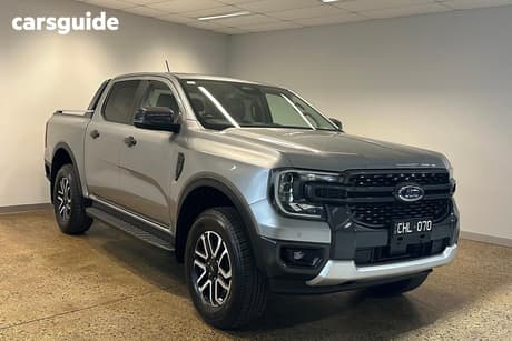 Silver 2023 Ford Ranger Double Cab Pick Up Sport 3.0 (4X4)