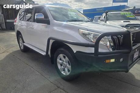 White 2014 Toyota Landcruiser Prado Wagon Gxl (4X4)