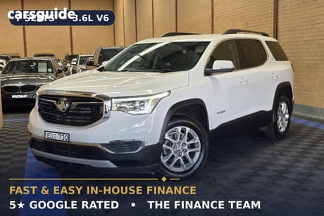 White 2019 Holden Acadia Wagon Lt (2Wd)