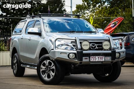 Silver 2018 Mazda BT-50 Dual Cab Utility Gt (4X4)