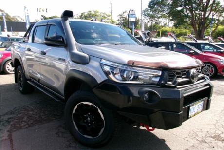 Silver 2020 Toyota Hilux Double Cab Pick Up Rugged X (4X4)