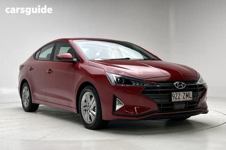 Red 2019 Hyundai Elantra Sedan Active