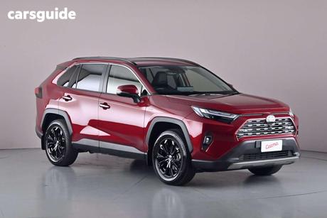 Red 2025 Toyota RAV4 Wagon Cruiser (Awd) Hybrid