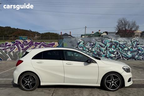White 2014 Mercedes-Benz A200 Hatchback Be