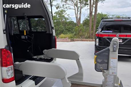 White 2019 Toyota HiAce Bus Commuter