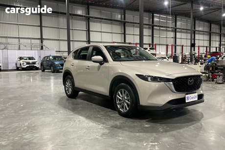 Beige 2024 Mazda CX-5 Wagon G25 Maxx Sport (Awd)