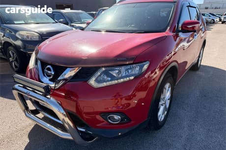 Red 2015 Nissan X-Trail Wagon St-L 7 Seat (Fwd)