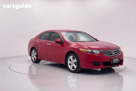 Red 2009 Honda Accord Euro Sedan Euro