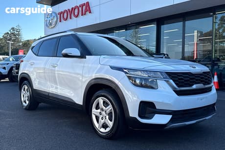 White 2021 Kia Seltos Wagon S (Fwd) With Safety Pack