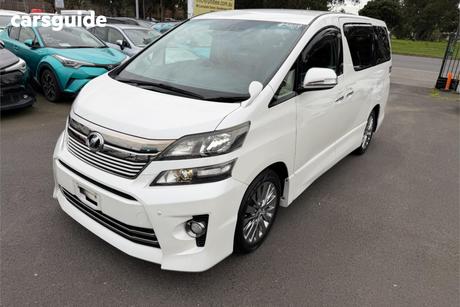 White 2013 Toyota Vellfire SUV V PREMIUM