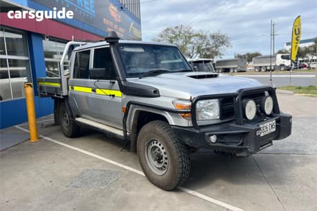 Silver 2023 Toyota Landcruiser Double Cab Chassis Lc79 Workmate