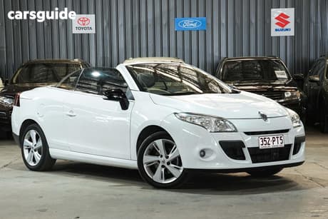 White 2013 Renault Megane Convertible DYNAMIQUE X95