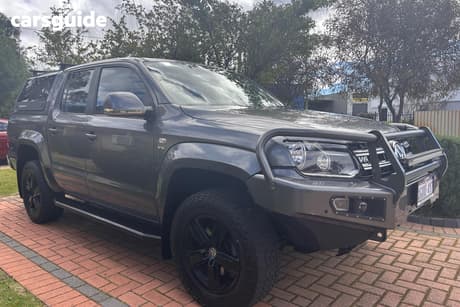 Grey 2019 Volkswagen Amarok Dual Cab Utility V6 Tdi 550 Sportline