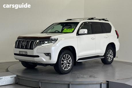 White 2019 Toyota Landcruiser Prado Wagon Kakadu (4X4)