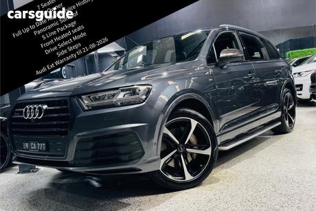 Grey 2019 Audi Q7 Wagon 50 Tdi Quattro Black Edition